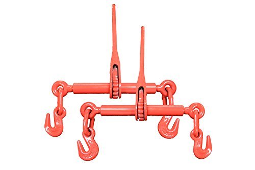 2 Pack Heavy Duty Truck Trailer Load Binder Ratchet Chain Binder for 5/16