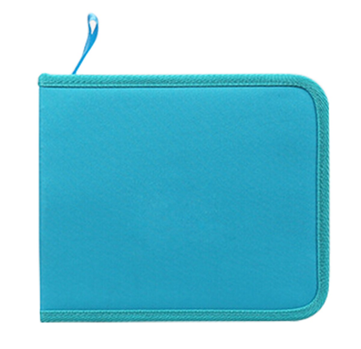 Gullor Fashion Foldable Canvas Pencil Case - Blue 48 Hole Organizer for School, Office & Travel | Perfect for Students, Artists & Professionals