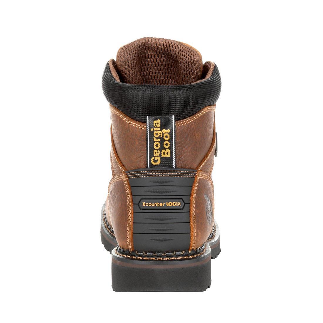 Georgia Giant Revamp Steel Toe Waterproof Work Boots for Men - Heavy Duty Safety Shoes for Construction, Warehouse & Outdoor Work