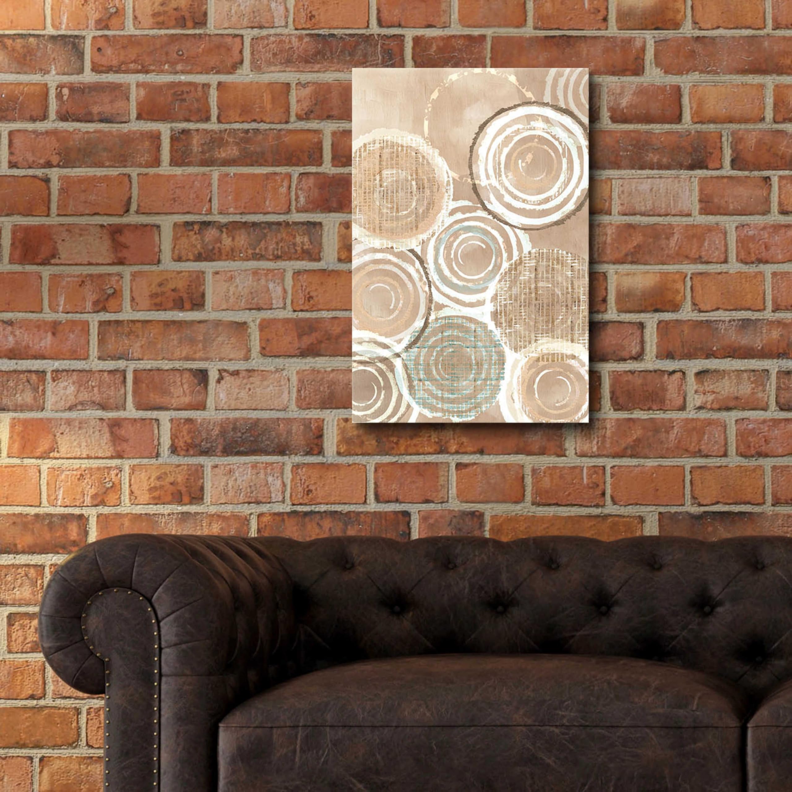 Flora Kouta Woven Baskets IV Acrylic Glass Wall Art - 16x24 Inches Modern Home Decor for Living Room, Bedroom & Office