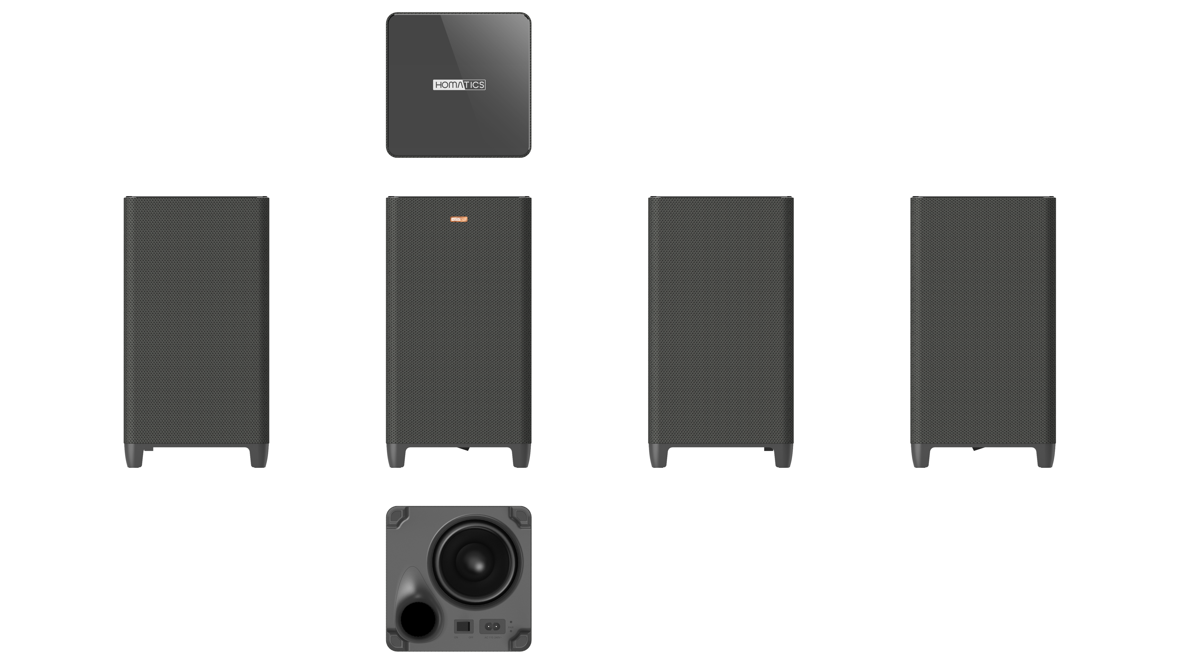 Ultra Thin Soundbar with Dolby Atmos & Built-in Google TV Stick - Premium Home Theater Audio for Movies, Music & Gaming