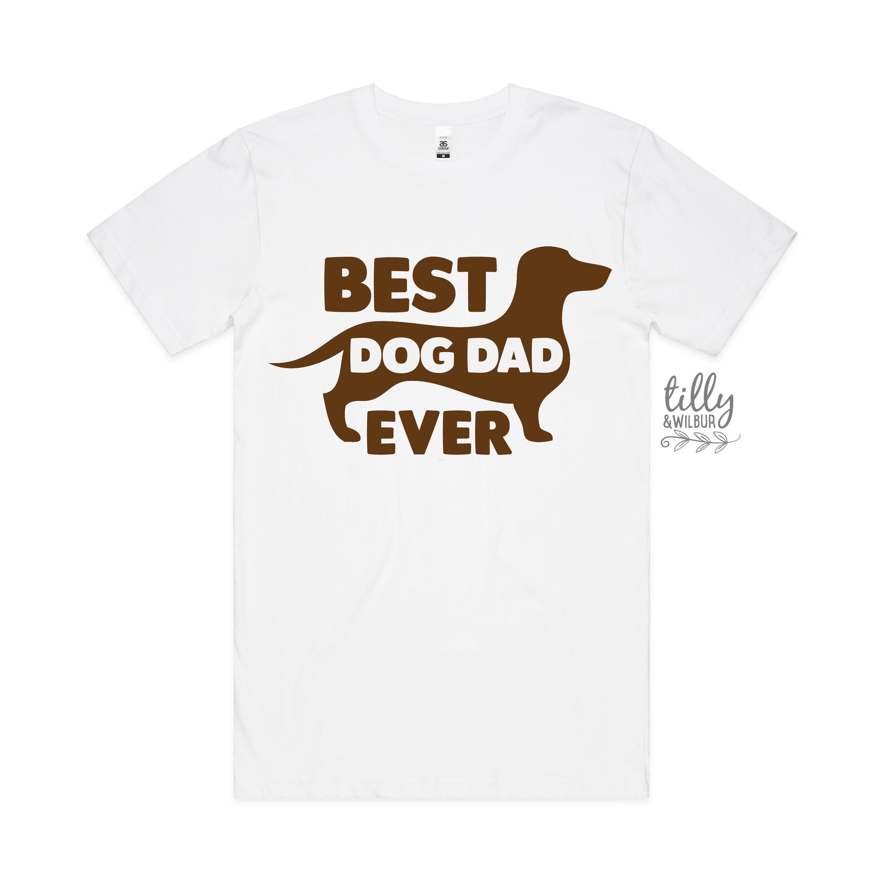 Best Dog Dad Ever T-Shirt - Funny Dog Lover Gift for Men - Perfect for Father's Day, Birthdays & Casual Wear