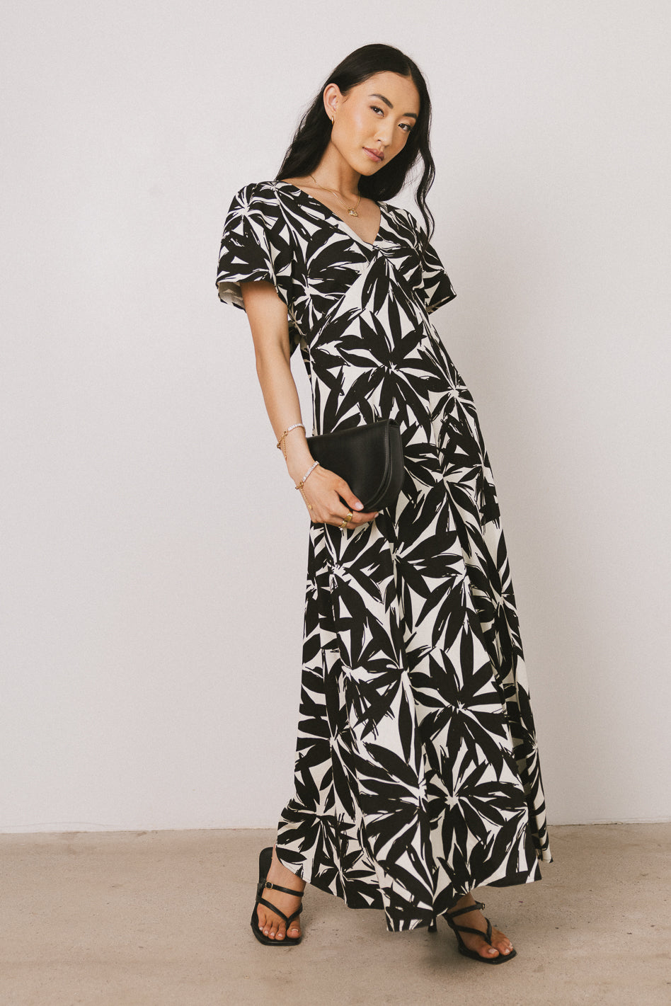 Avi Maxi Dress for Women - Flowy Long Summer Dress with Pockets, Boho Chic Beach Dress for Vacation, Party, and Casual Wear