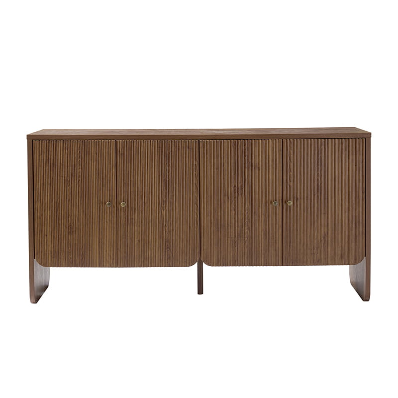 Paula Adjustable Shelf Buffet Cabinet Sideboard with Cable Management - Stylish Storage for Dining Room, Living Room & Home Office