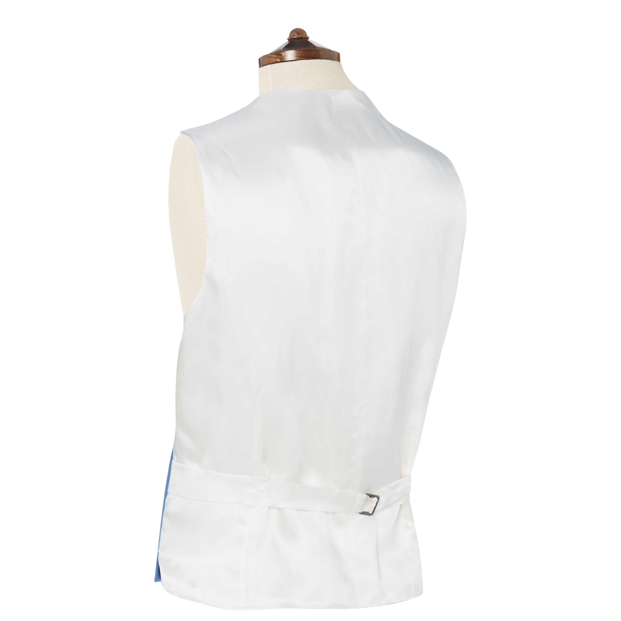 Hyde Blue Wool Waistcoat for Men - Premium Formal Vest for Weddings & Business - Slim Fit Woolen Waistcoat for Office Wear & Special Occasions
