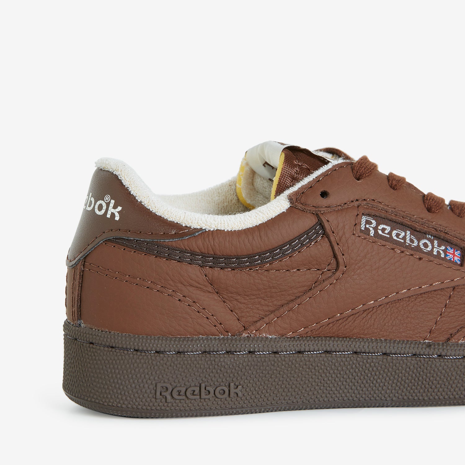 Reebok Club C 85 Vintage Sneakers in Brush Brown & Dark Brown | Classic Retro Tennis Shoes for Men & Women | Perfect for Casual Wear, Gym & Street Style