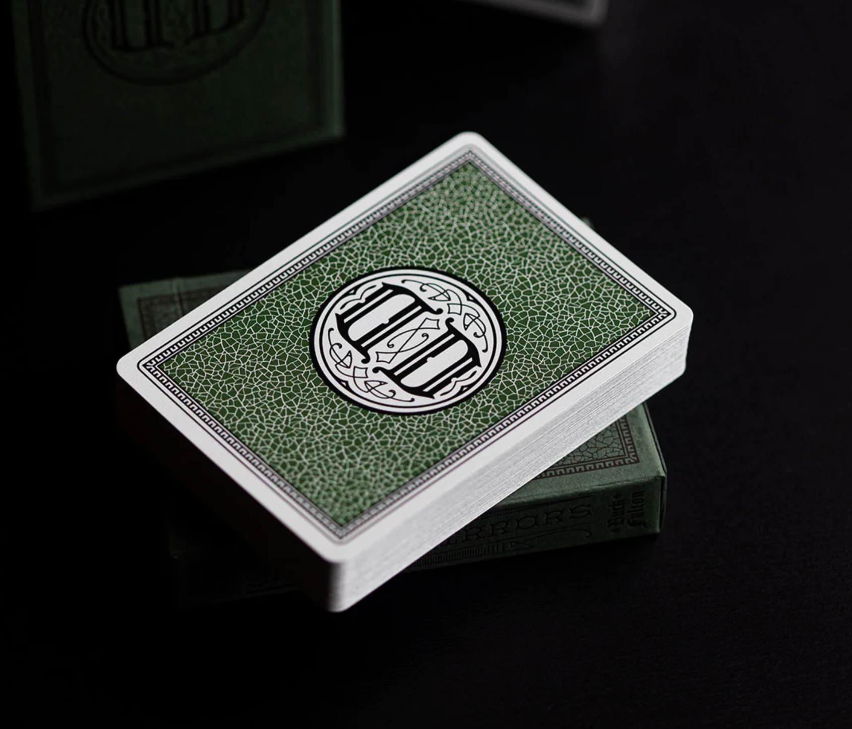 Smoke & Mirrors Green Anniversary Edition Playing Cards - Premium Collectible Deck for Magic Tricks, Cardistry & Poker Games - Perfect for Magicians, Card Players & Collectors