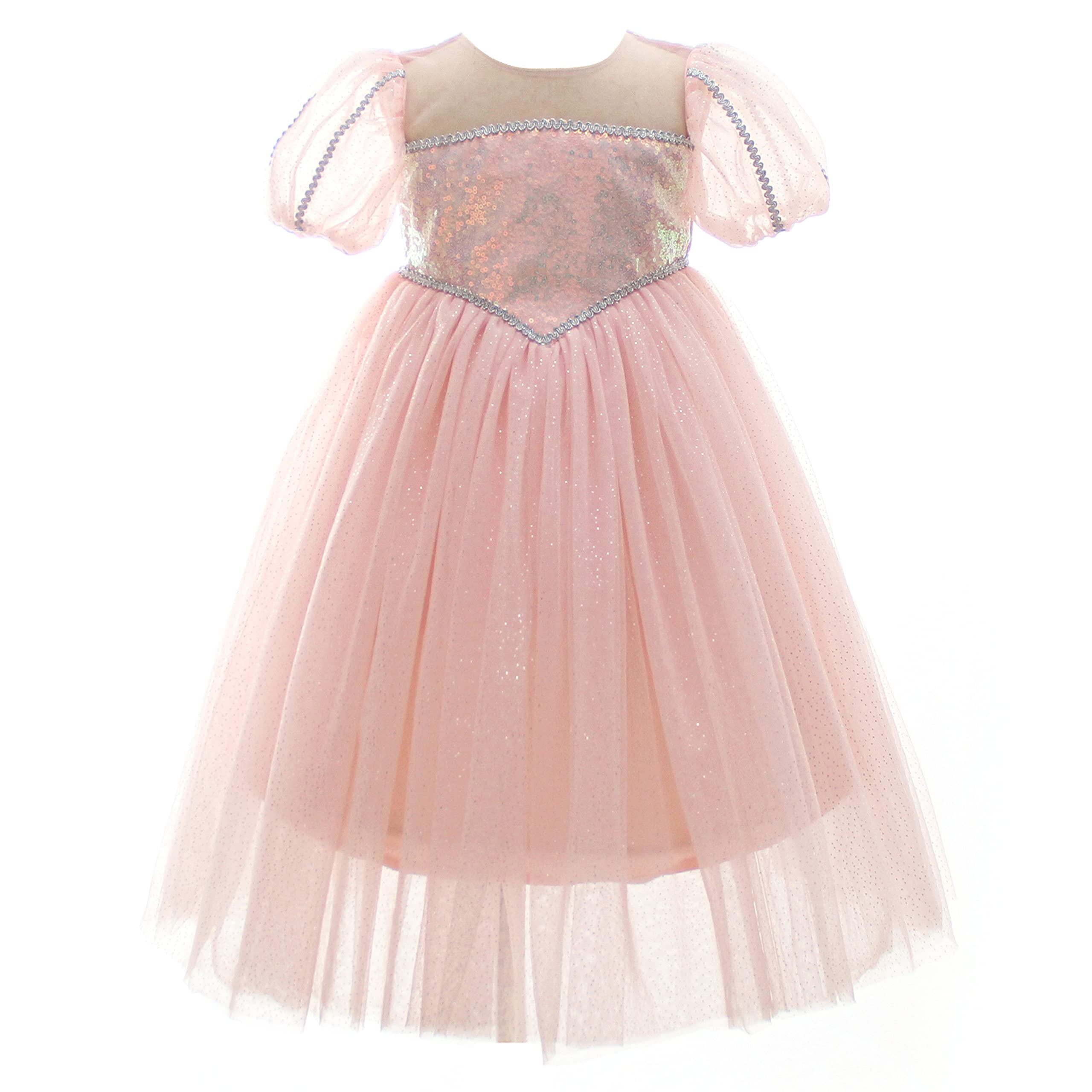 Weileenice Girls' Tulle Flower Dress for Kids - Princess Wedding & Birthday Party Dress for Baby Girls | Perfect for Pageants, Special Occasions & Photo Shoots