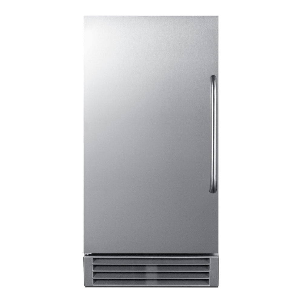 SUMMIT BIM44GCSS 14.5-Inch Built-In Ice Maker with 50 lb Daily Capacity - Perfect for Home Bars, Restaurants, and Office Break Rooms