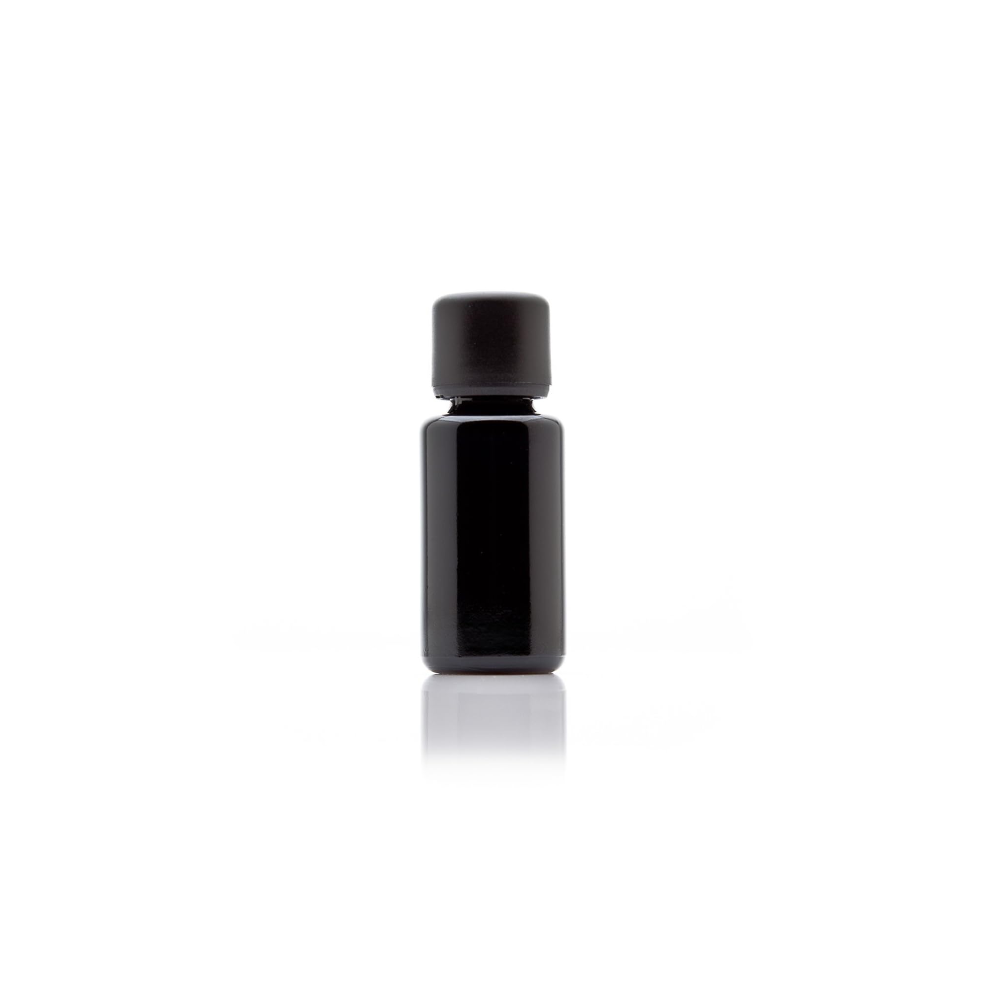 Premium Black UV Glass Bottles 50ml (1.69oz) - 3-Pack Airtight Refillable Containers with Screw-Top for Essential Oils, Coffee, Spices & Perfumes | Miron Glass Storage Jars for Kitchen, Bathroom & Travel Organization