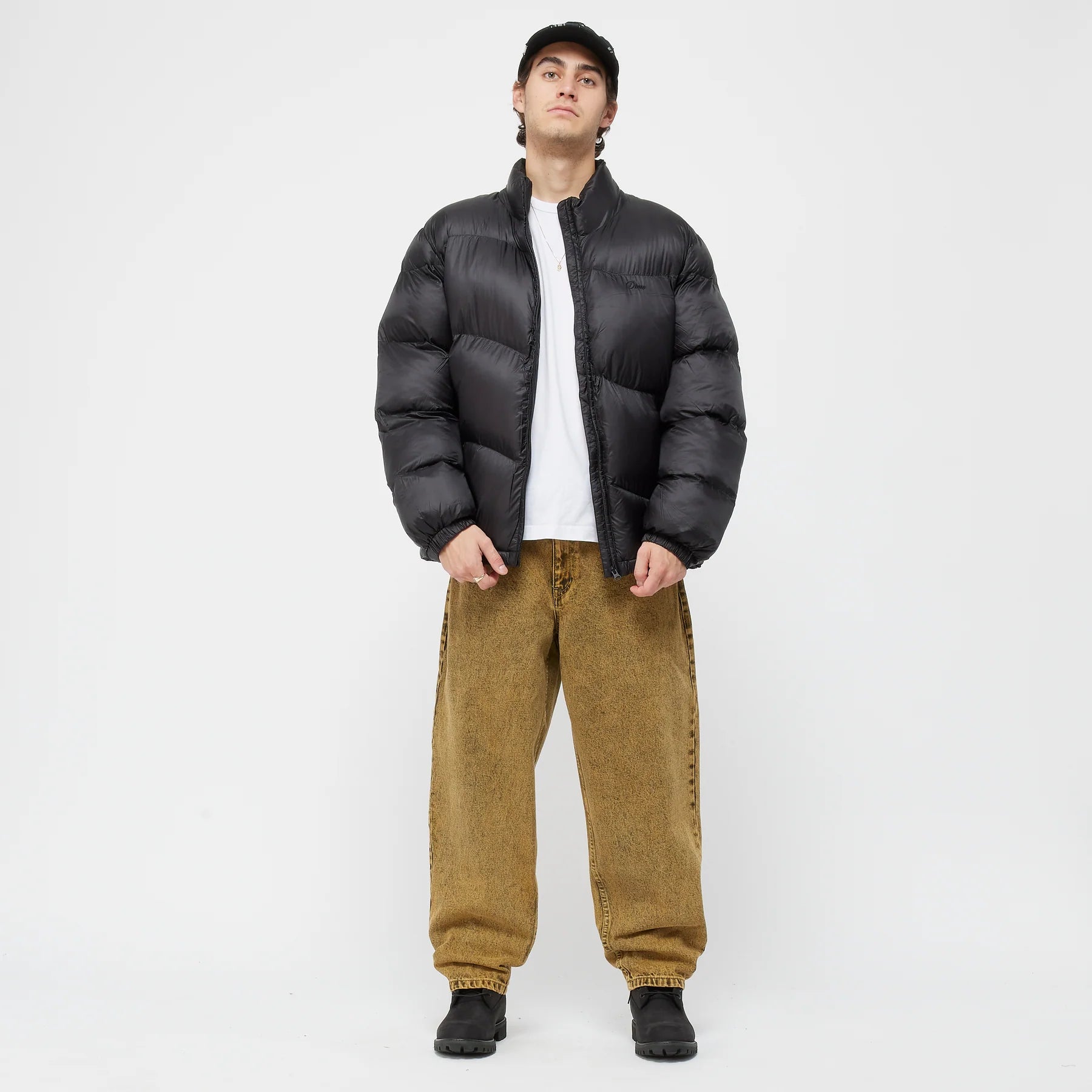 Classic Ripstop Puffer Jacket - Black | Lightweight Water-Resistant Winter Coat for Men & Women | Perfect for Outdoor Hiking, Camping & Urban Fashion