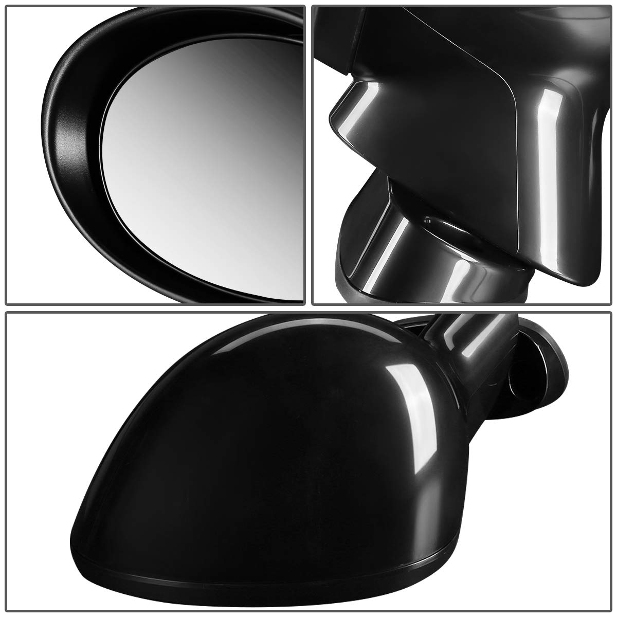 OE Style Power Side View Mirror Compatible with 2006-2015 Mazda Miata MX-5 - Replacement Door Mirror for Driver & Passenger Side - Perfect for Road Trips & Daily Commuting