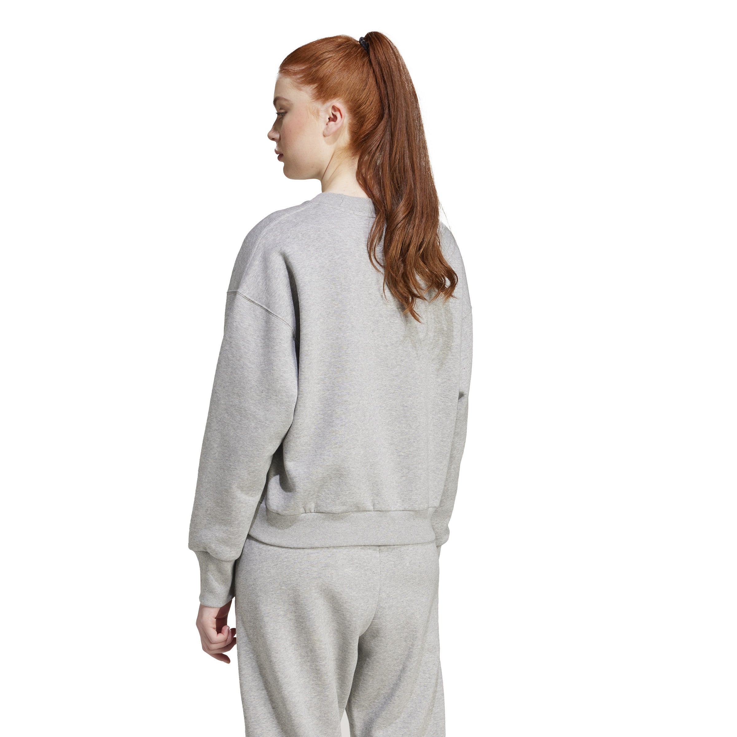 Adidas ALL SZN Fleece Sweatshirt for Women - Cozy Pullover Hoodie for Running, Gym & Casual Wear | Winter Warmth & Street Style Fashion