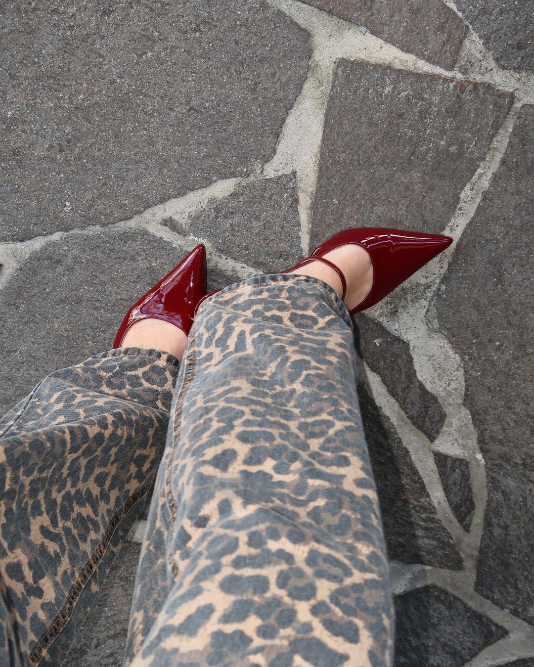 York Women's Slingback Heels - Wine Red Patent Leather Pumps for Work, Party & Special Occasions