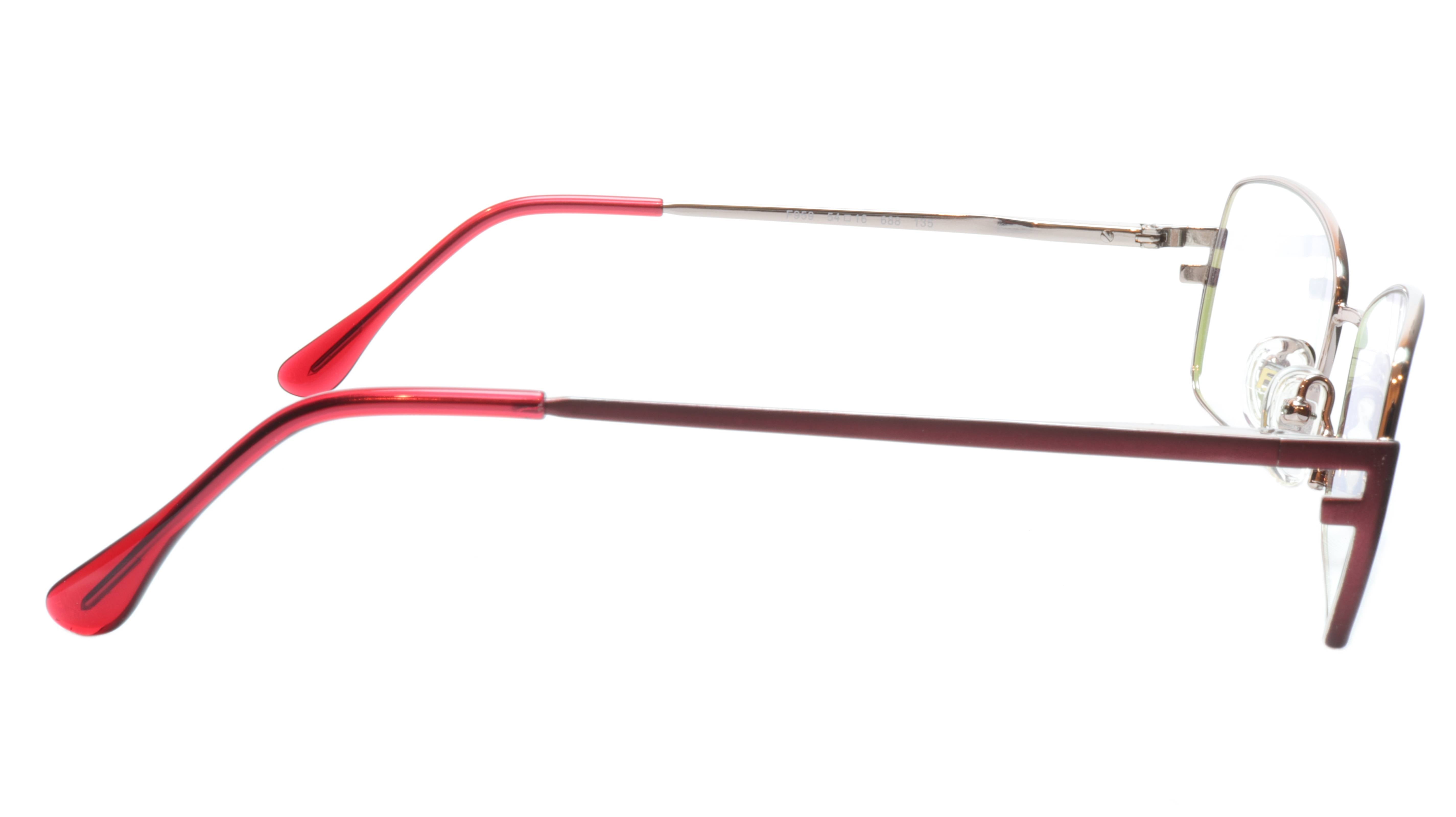 FENDI F959 (688) Metal Eyeglasses Frame - Shiny Rose Gold, Made in Italy, Size 54-16-135, 33mm Bridge - Luxury Designer Sunglasses for Women & Men, Perfect for Everyday Wear & Fashion Accessories