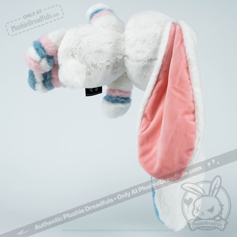 Plushie Dreadfuls Gender Dysphoria Rabbit - Soft Stuffed Animal Toy for Comfort & Support | Perfect for Therapy, LGBTQ+ Pride, and Emotional Healing