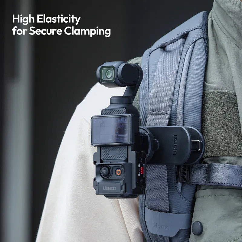 Ulanzi CK01/CK02 Quick Release Backpack Clip - Secure Camera Mount for DSLR, Mirrorless & Action Cameras - Perfect for Hiking, Travel & Outdoor Photography
