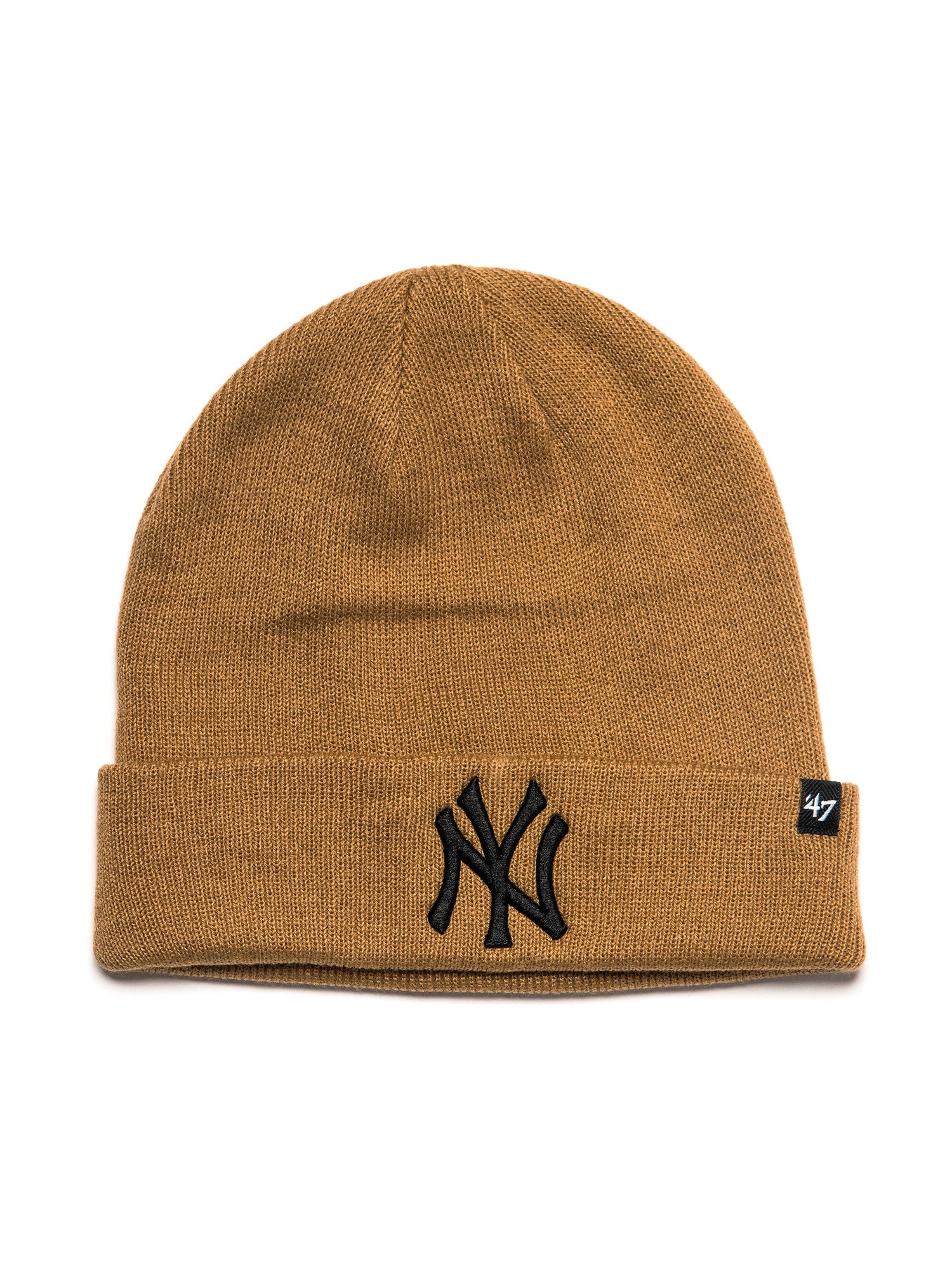 47 NYY Raised Cuff Knit Beanie - Warm Winter Hat for Men & Women - Perfect for Outdoor Activities, Sports, and Casual Wear