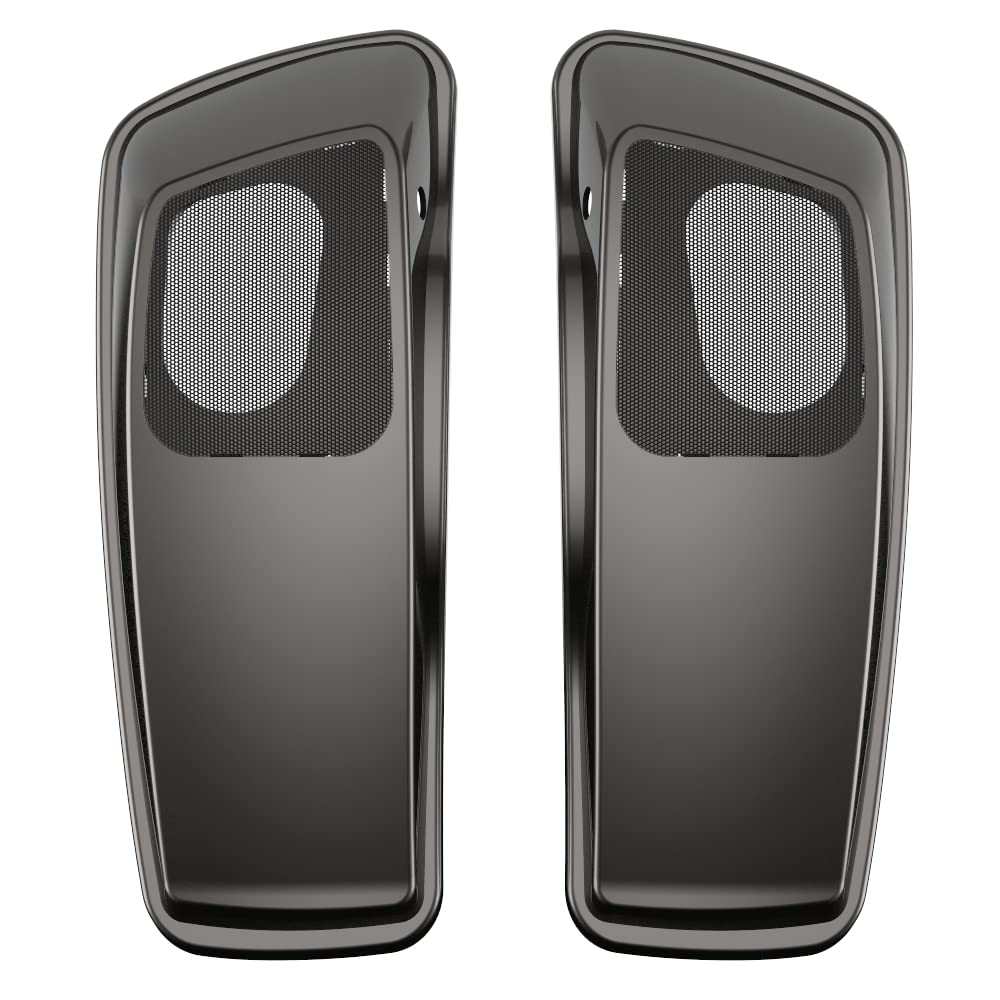 Premium Color-Matched 6x9 Saddlebag Speaker Lids for 2014+ Harley Davidson Touring Bikes - Perfect for Road Trips & Custom Audio Upgrades