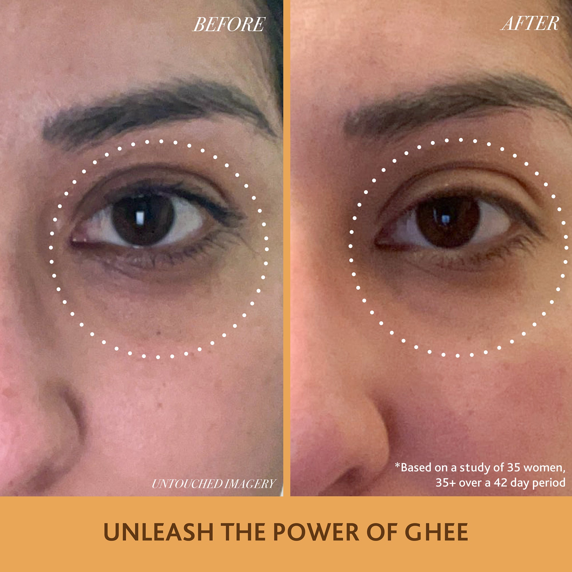 Golden Glow Eye Balm - Hydrating & Brightening Under Eye Treatment for Dark Circles & Puffiness | Perfect for Morning Routine & Travel Skincare