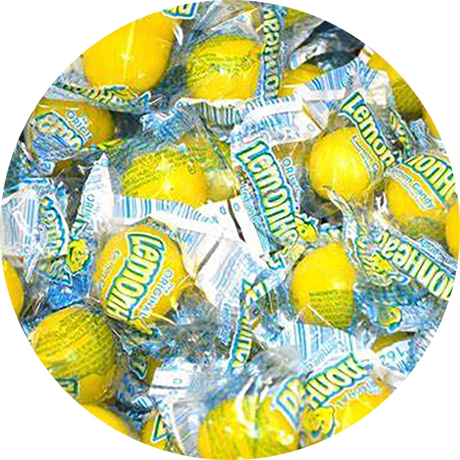 Ferrara Lemonheads Wrapped Candy - 27lb Bulk Case for Parties, Movie Nights & Office Snacks