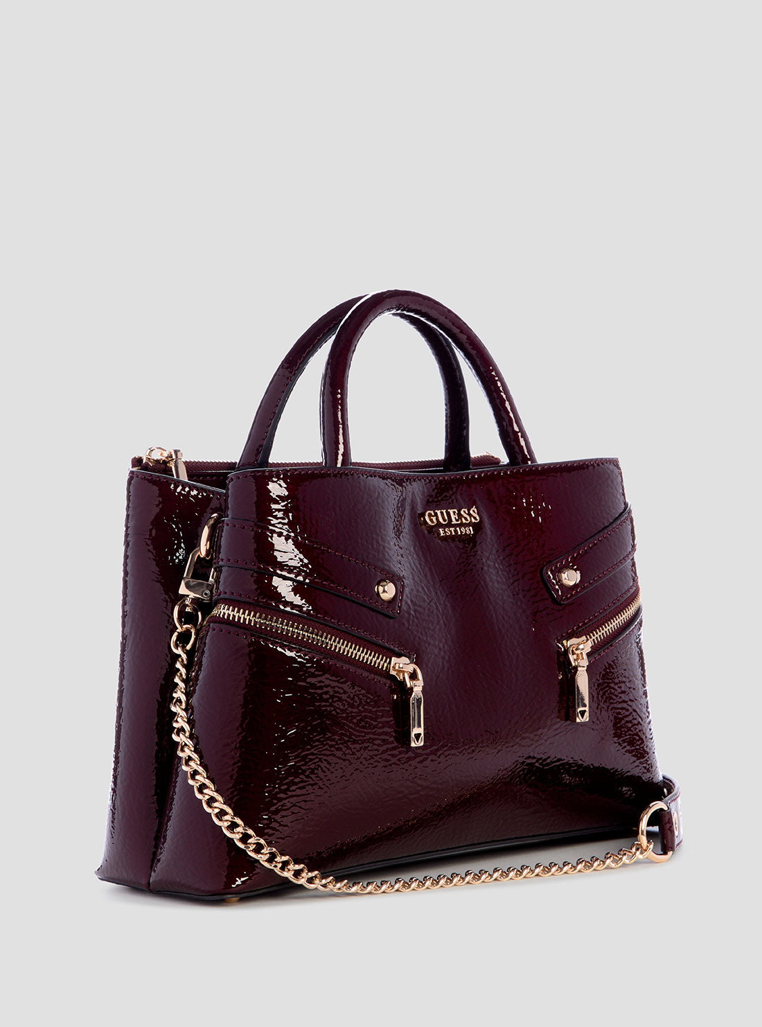 Stylish Burgundy Trissa Girlfriend Satchel Handbag for Women - Perfect for Work, Travel & Everyday Use