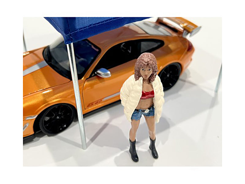 1/18 Scale Hip Hop Girls 4-Piece Action Figure Set for Model Cars & Dioramas - Perfect for Urban Street Scenes and Hip Hop Culture Displays