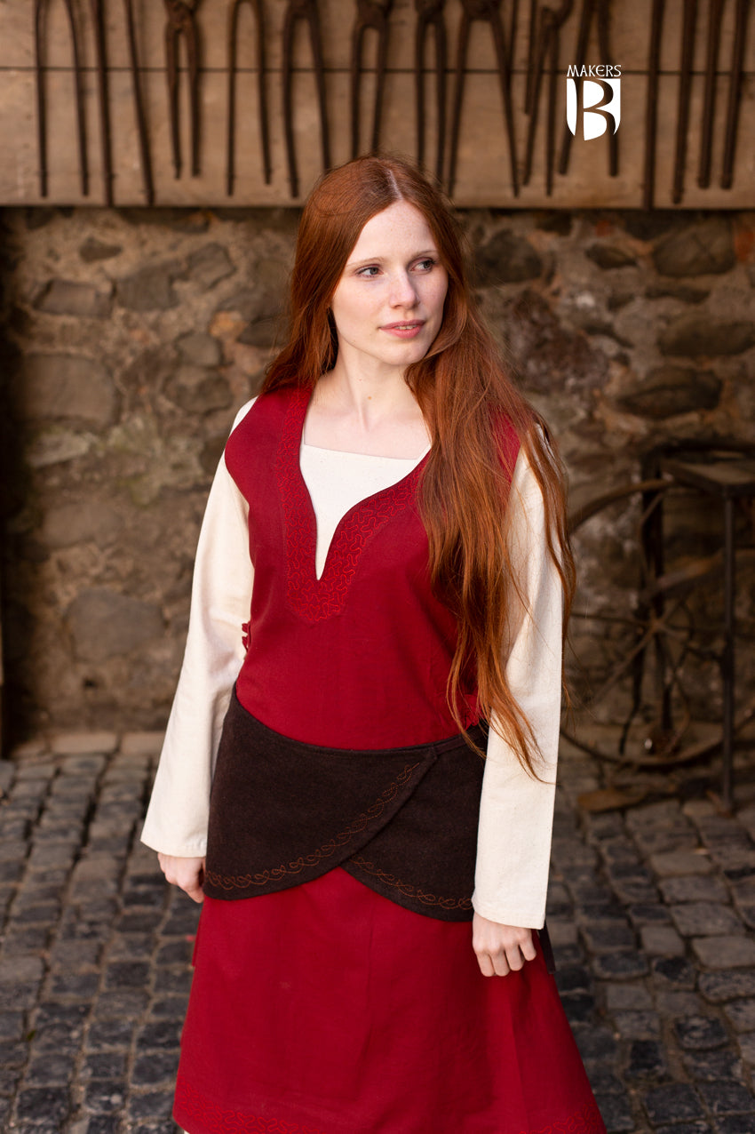 Premium Wool Wrap Belt in Ketra Brown - Stylish & Versatile Accessory for Women's Coats, Dresses & Winter Outfits