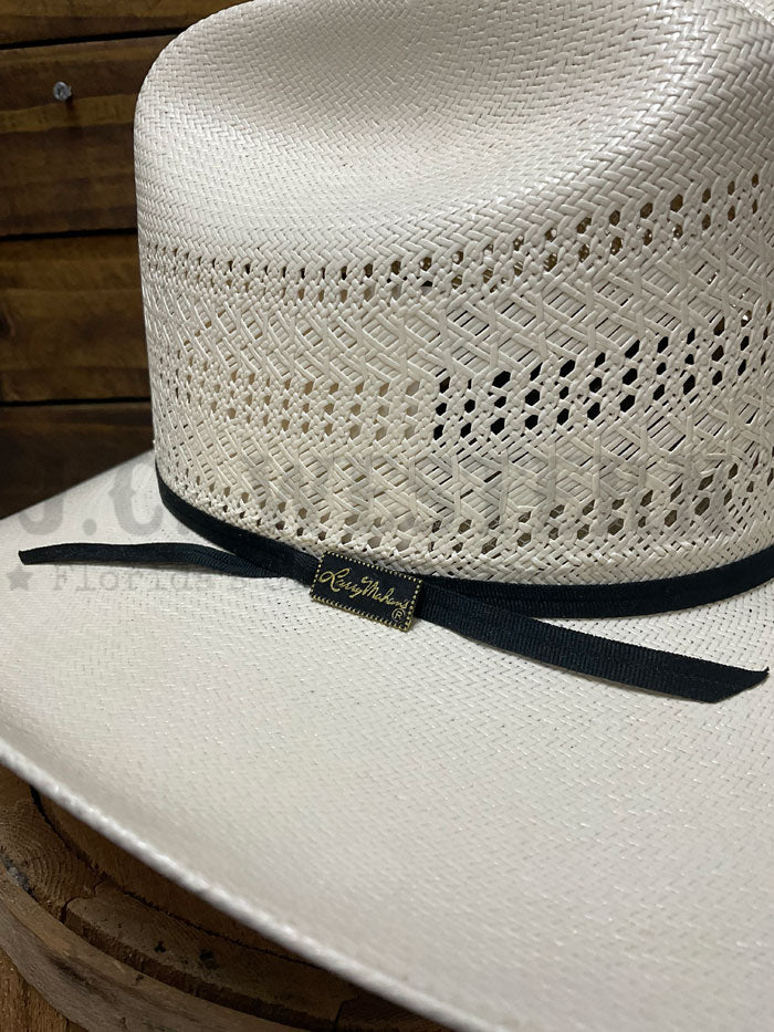 Larry Mahan LMH11158 10X Cowboy Straw Hat Ivory - Western Style Summer Sun Protection for Men & Women | Perfect for Rodeo, Ranch Work, and Outdoor Adventures