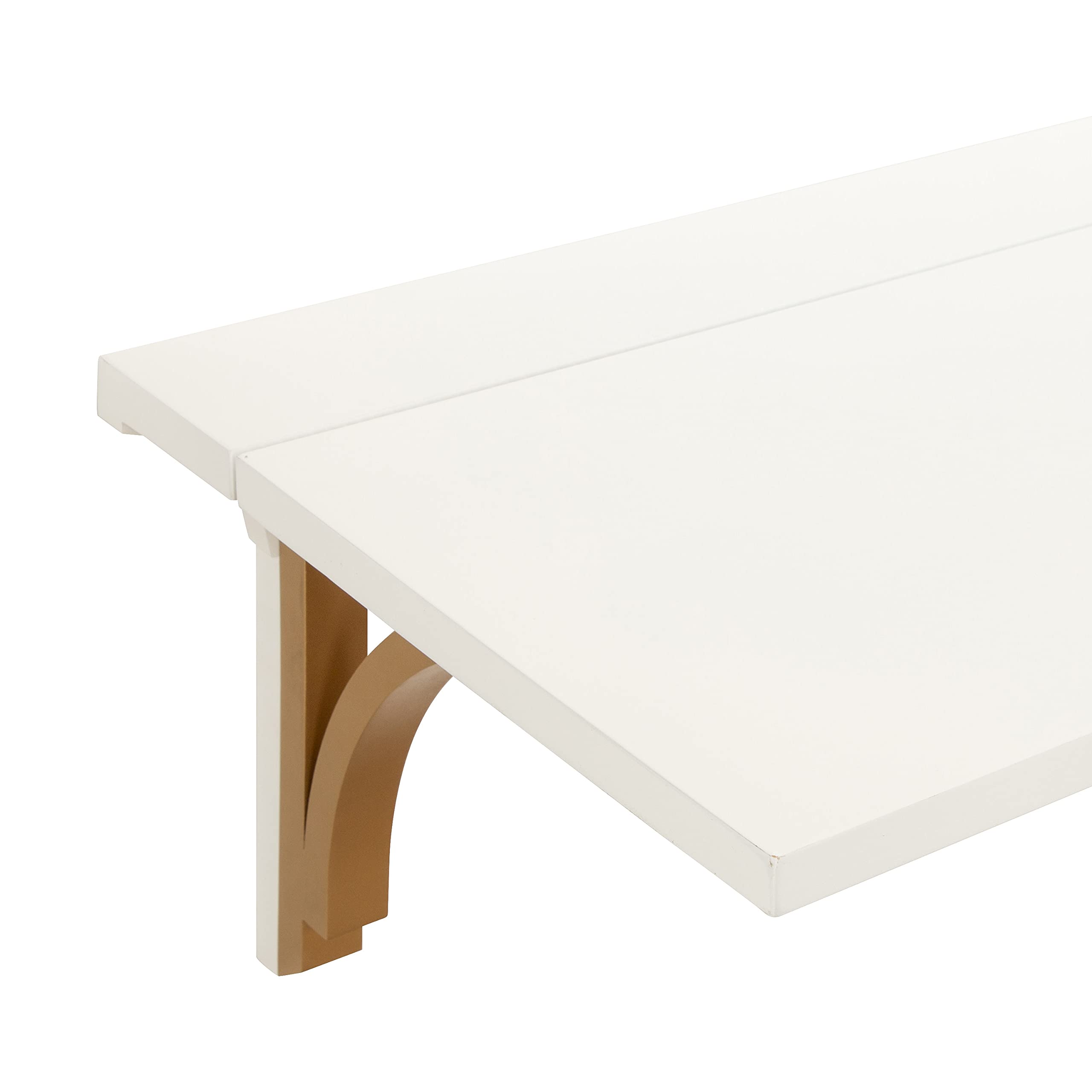 Kate and Laurel Corblynd Wall Mounted Floating Desk - 30