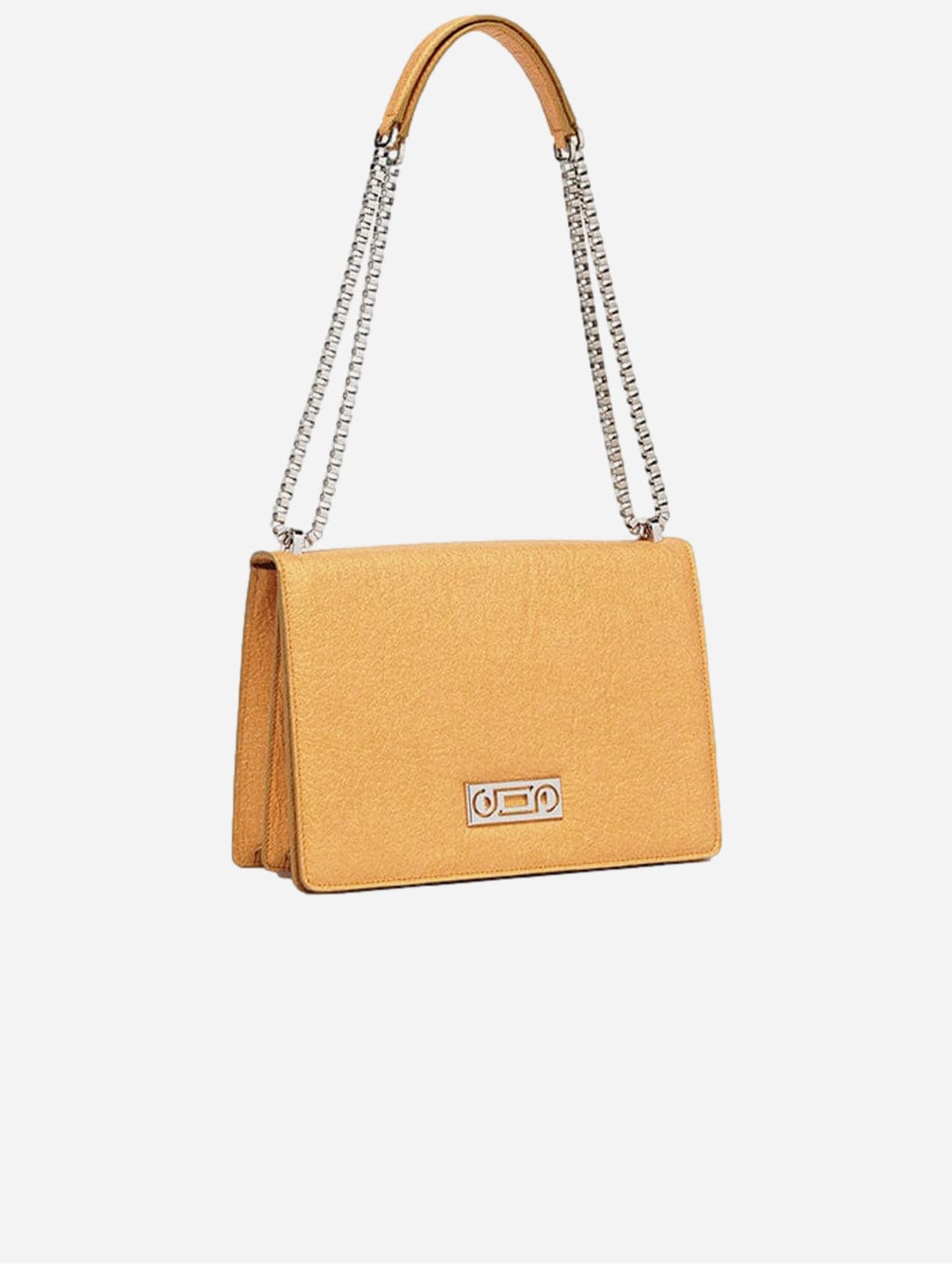 The Cristiana Pinatex® Vegan Leather Shoulder Bag in Antique Gold - Stylish & Sustainable Crossbody Purse for Women, Perfect for Work, Travel & Everyday Use