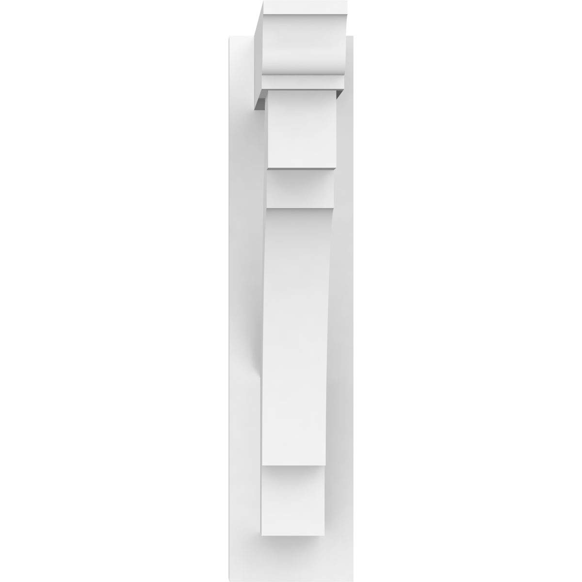 Ekena Millwork OUTP05X16X22MRC01 Merced Architectural Grade PVC Outlooker with Traditional Ends - 5