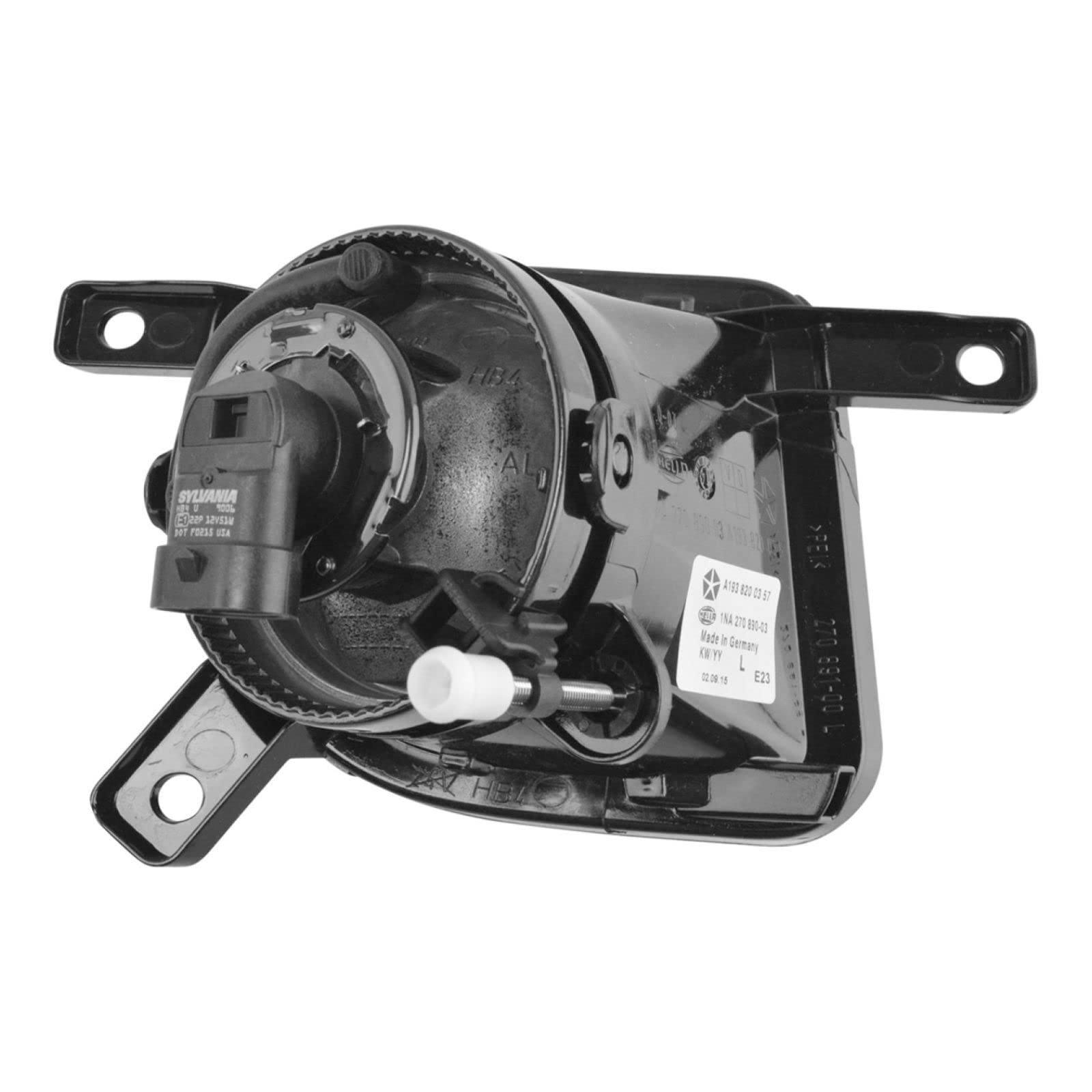 Crossfire Compatible Front Bumper Mounted Fog Light Lamp - Left Driver Side for Enhanced Night Visibility & Safety Driving
