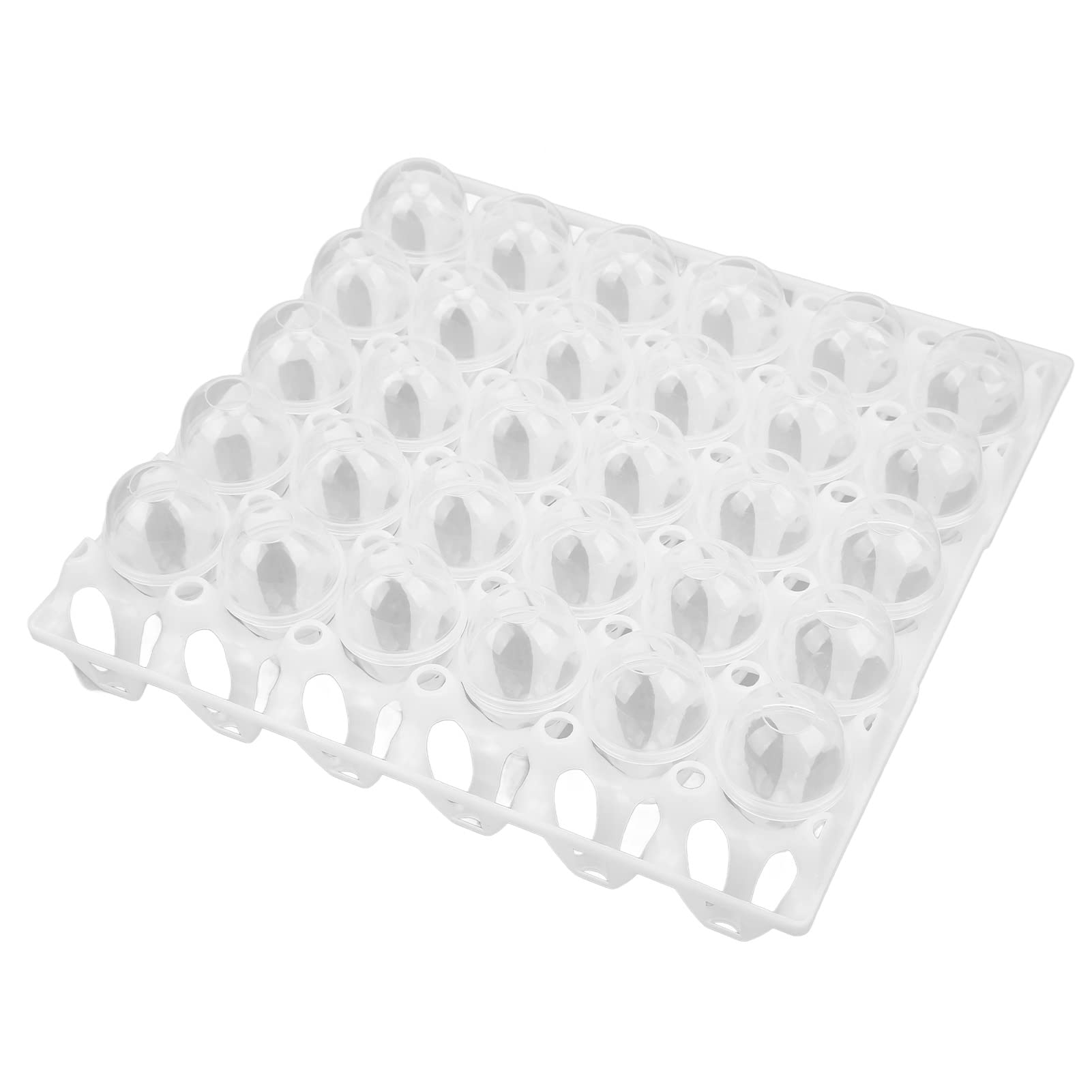BALITY Reusable Eggshell & Egg Tray Mold - Durable High-Temperature Resistant Egg Model for Baking & Cooking (No.2) - Perfect for Cake Decorating, Chocolate Making & DIY Crafts