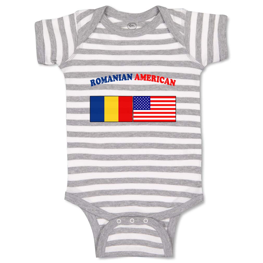Custom Funny Baby Bodysuit for Boys & Girls - Soft Cotton Romanian & American Style Baby Clothes - Perfect for Family Photos, Holidays & Everyday Wear