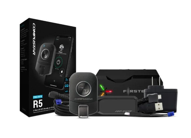 Compustar PRO R5 2-Way Remote Car Starter Kit with Keyless Entry - Perfect for Cold Weather & Secure Vehicle Access