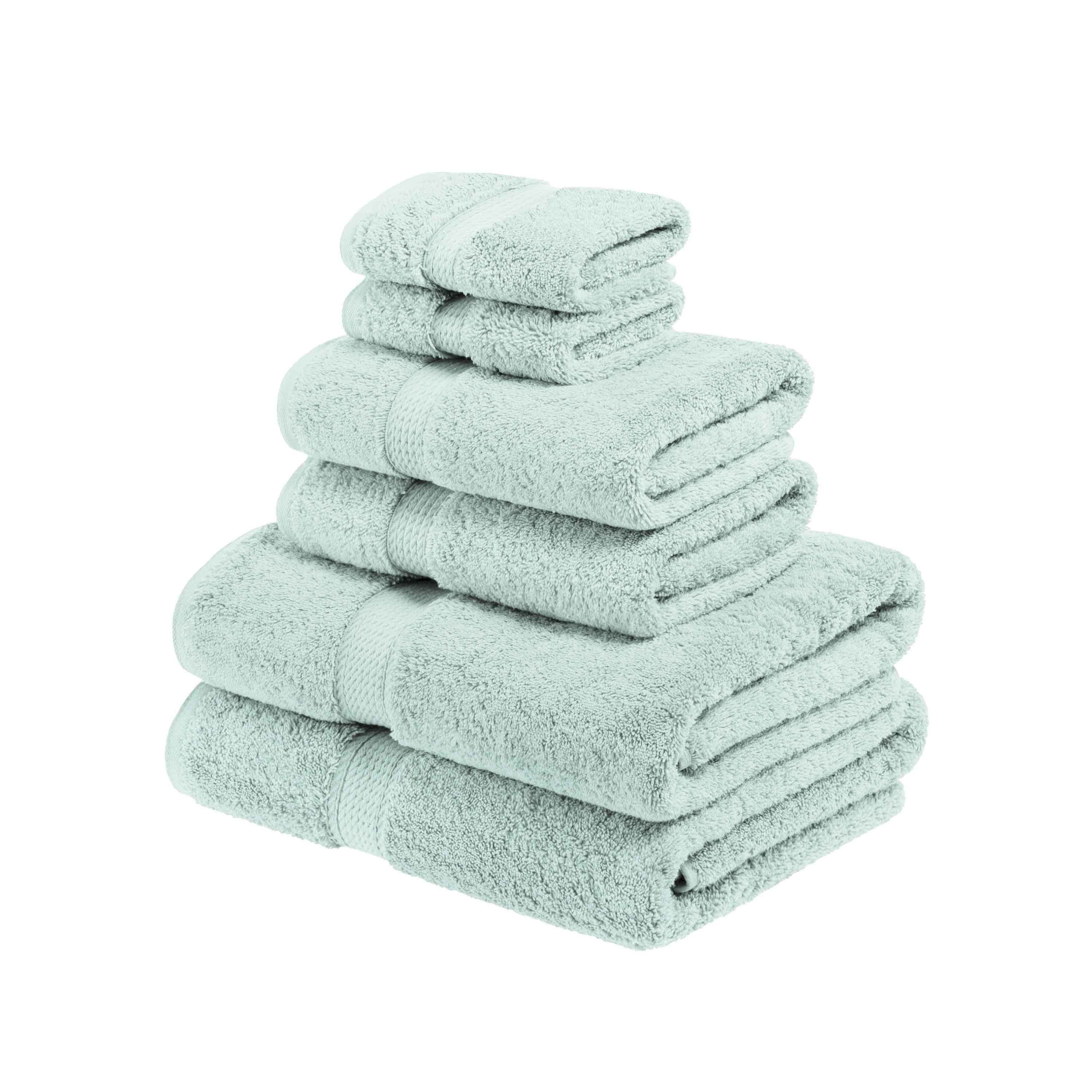 Premium 6-Piece Egyptian Cotton Towel Set - Ultra Soft, Heavyweight & Luxurious Bath Towels for Spa, Hotel & Home Use