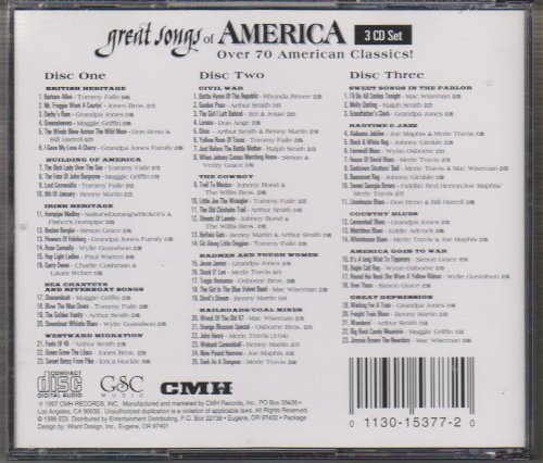 Great Songs of America Box Set - Classic American Music Collection - Perfect for Home Listening, Road Trips & Gift Giving
