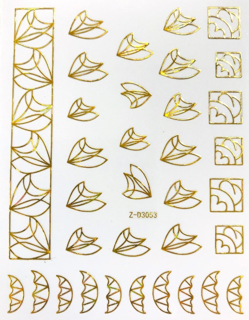 Nail Art Stickers LINES Collection - Premium Self-Adhesive Nail Decals for Women | Perfect for Parties, Weddings, and Everyday Fashion
