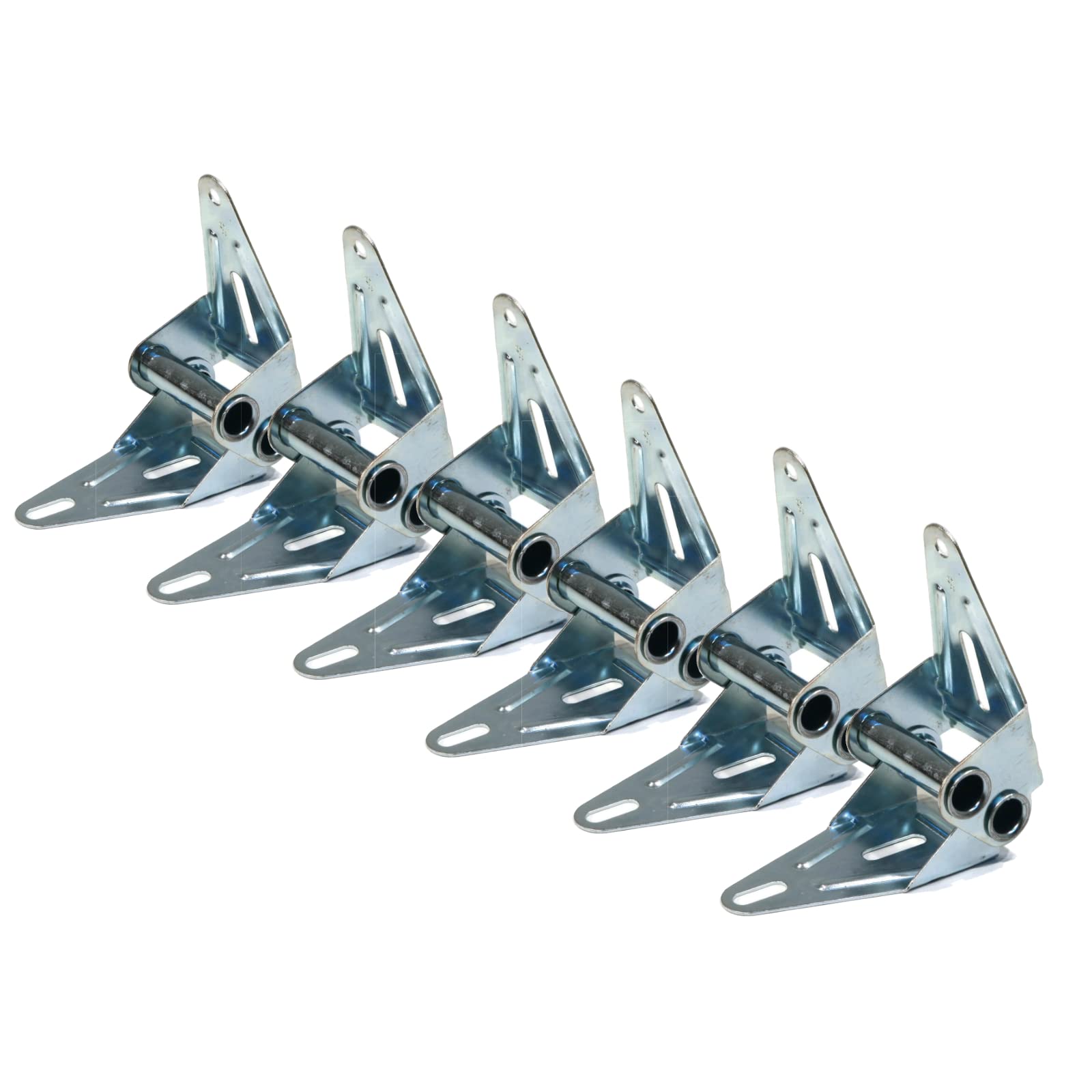 6-Pack Overhead Garage Door #3 Hinges - Narrow Body Edge Panel Mounting Hinges for Smooth Door Operation | Perfect for Residential & Commercial Garage Doors
