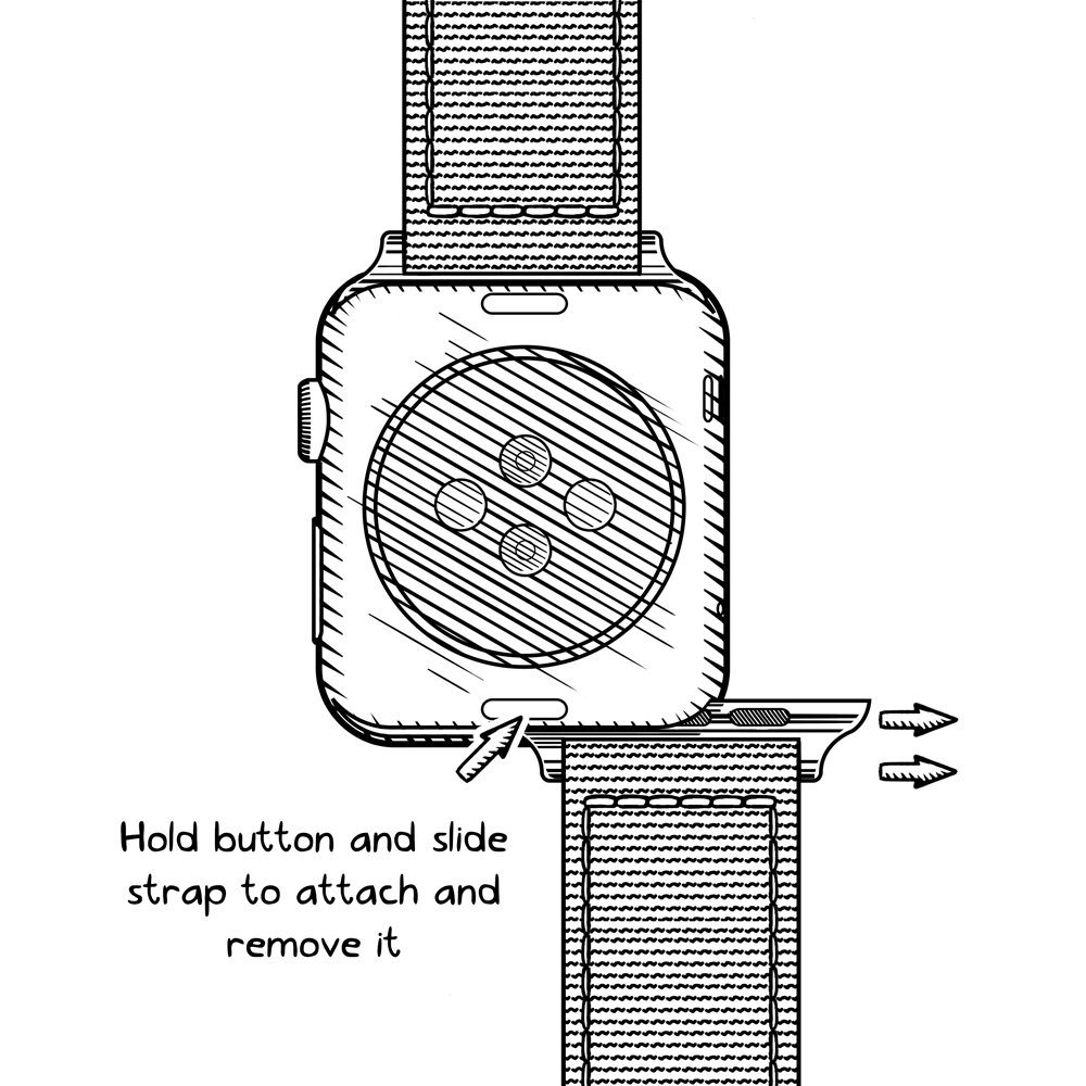 Premium Top Grain Leather Watch Bands for Apple Watch - Archer Watch Straps - Perfect for Business, Casual & Everyday Wear