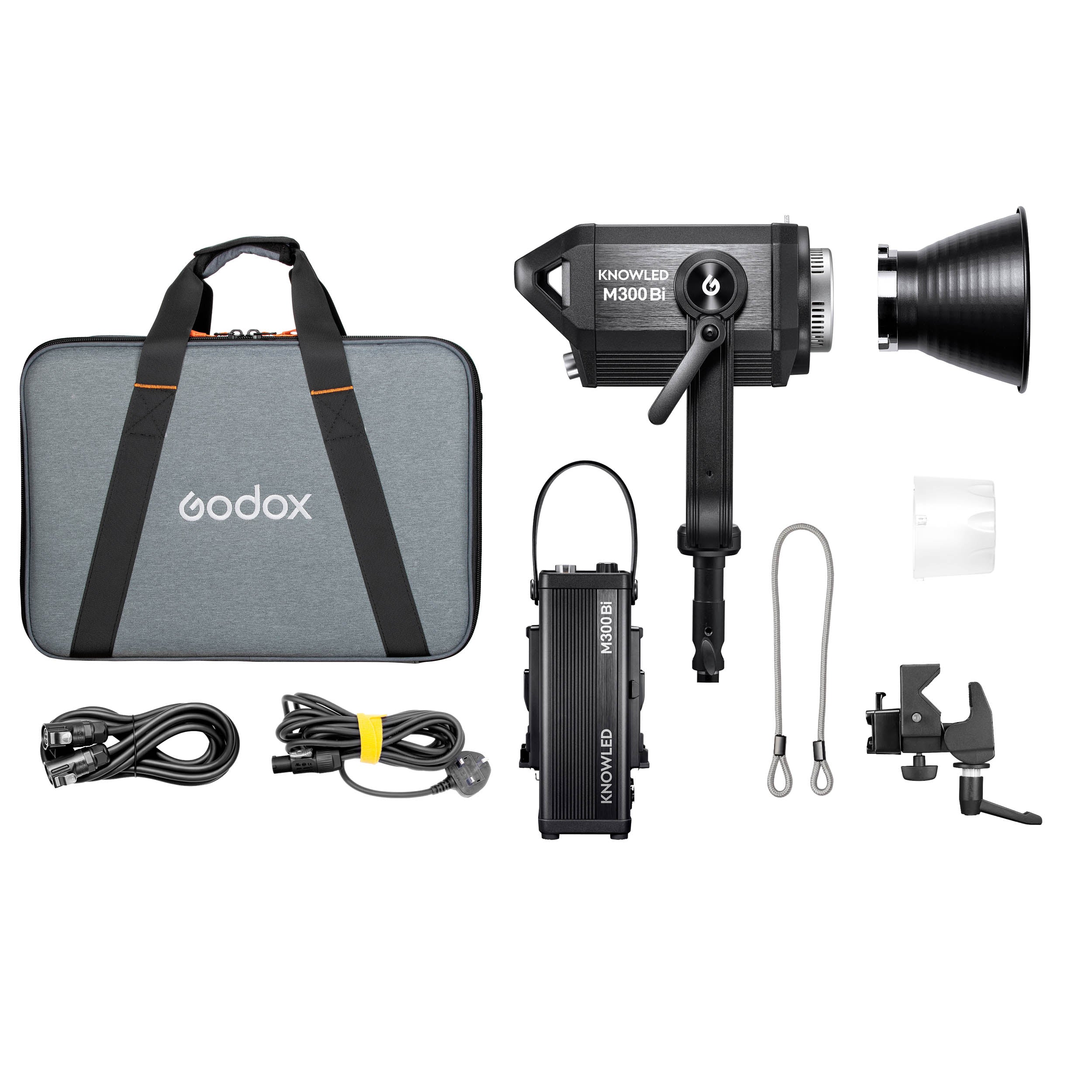 KNOWLED M300Bi 330W Professional Bi-Color LED Studio Light for Photography & Video Production - Perfect for YouTube, Live Streaming, and Film Making