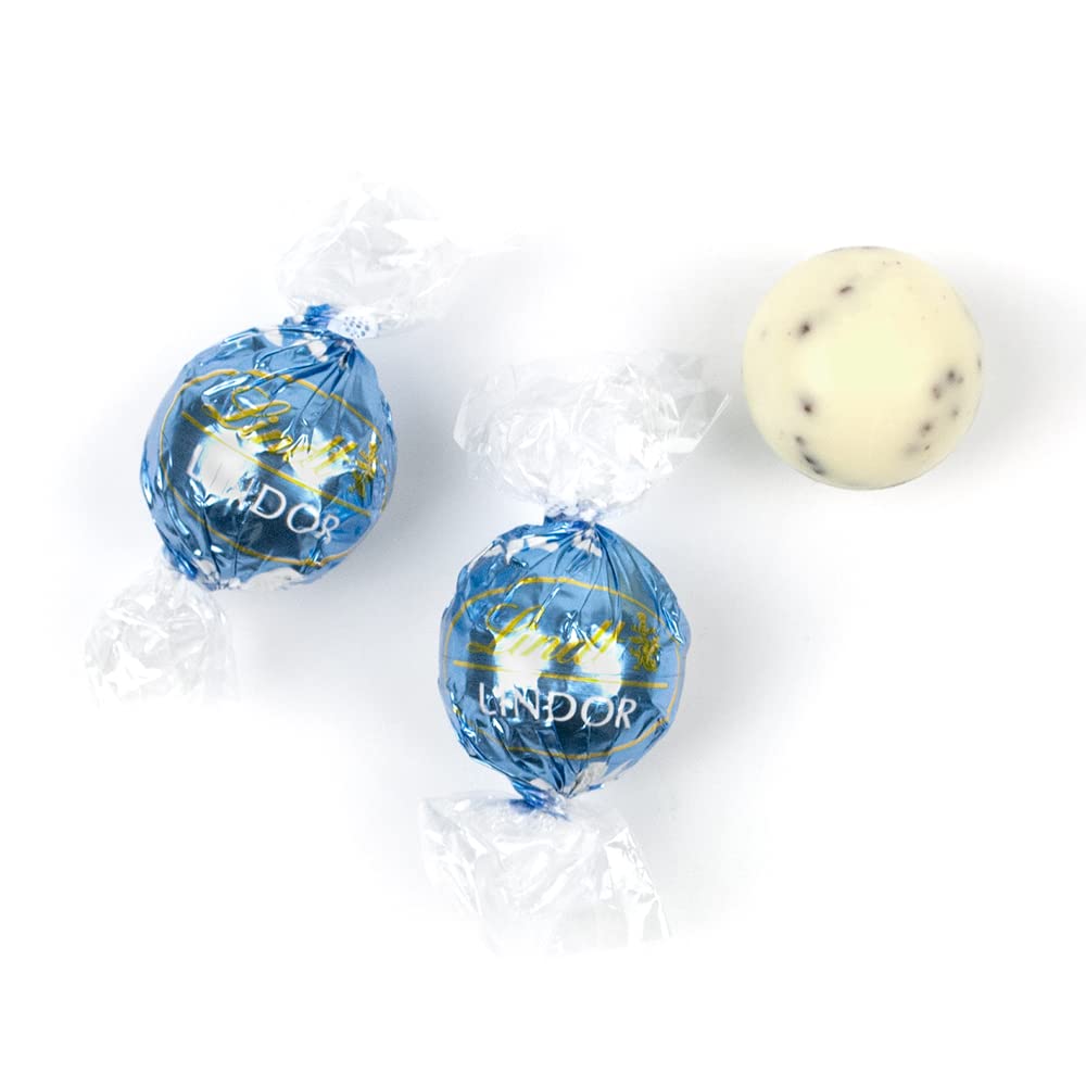 36 Pcs Light Blue Candy Stracciatella Truffles (1 lb) - Premium Italian Chocolate Treats for Parties, Gifts & Dessert Platters