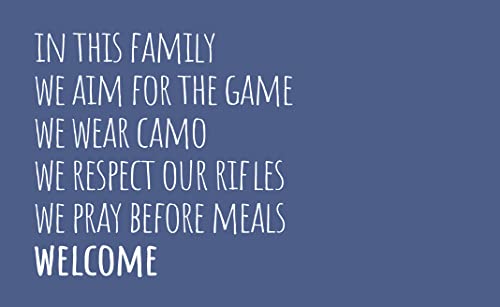 Family Motto Blue