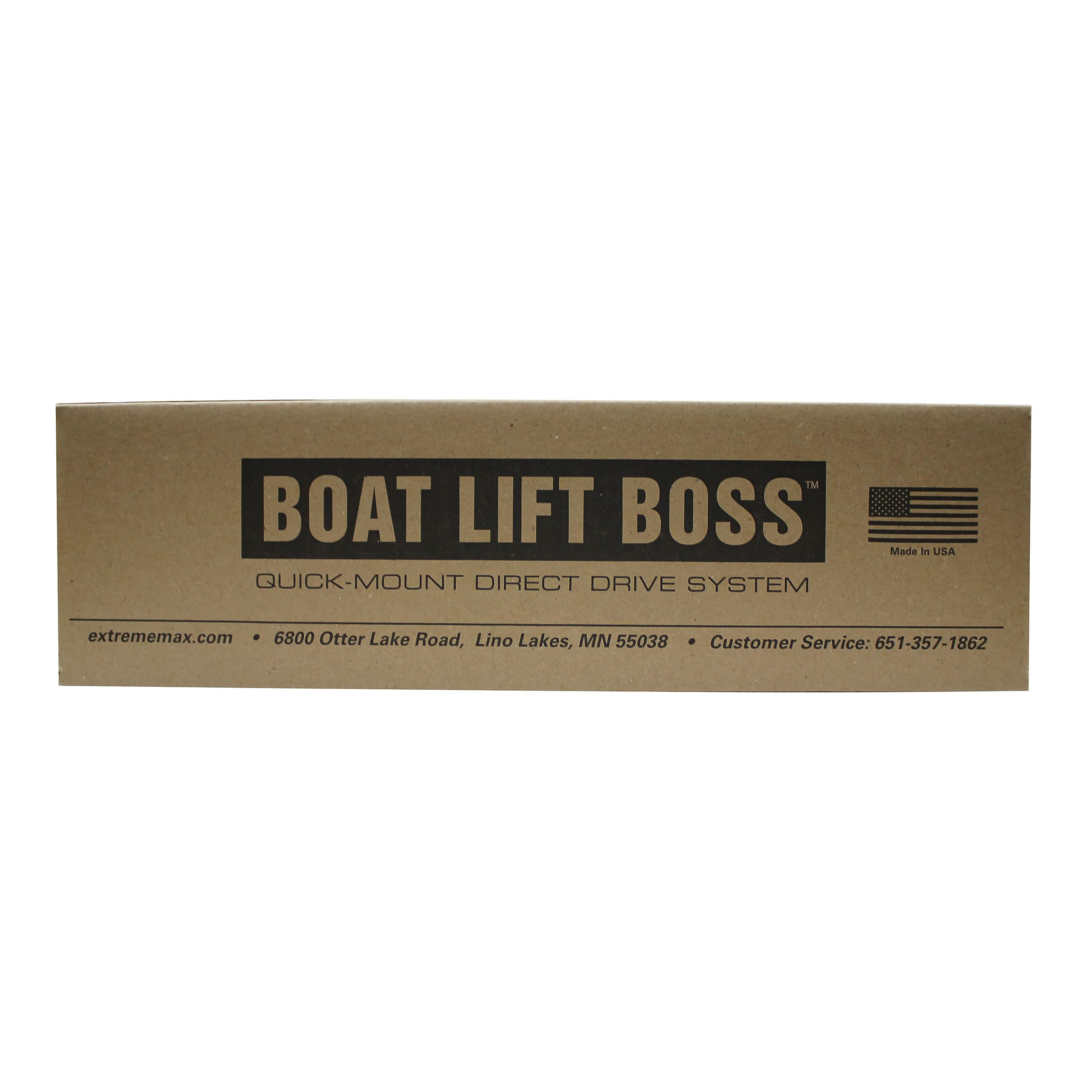 Extreme Max 3005.7216 Boat Lift Boss Installation Kit - Compatible with NuCraft Lifts (11:1 & 16:1 Ratios) - Durable Marine Hardware for Easy Dock & Boat Lift Assembly