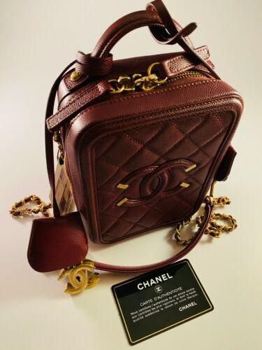 Authentic Chanel Small Vanity Case in Red - Luxury Crossbody Bag for Women | Perfect for Evening Parties, Date Nights & Special Occasions