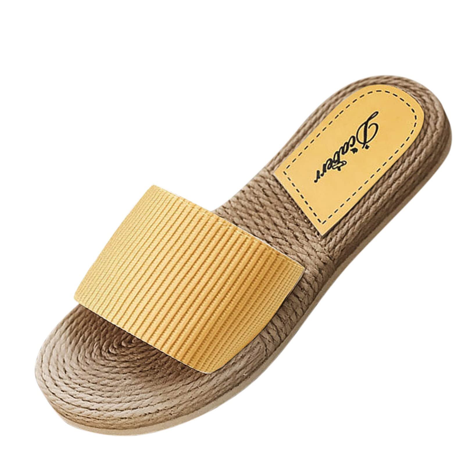 Women's Beach Slippers - Casual Summer Flat Sandals for Travel & Outdoor