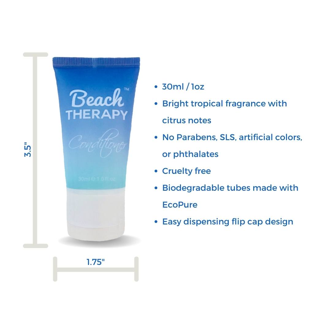 Beach Therapy Hair Conditioner 30ml - Hydrating & Nourishing for Soft, Smooth Hair - Perfect for Beach Days & Daily Hair Care