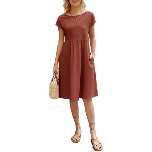 Orange Midi Dress