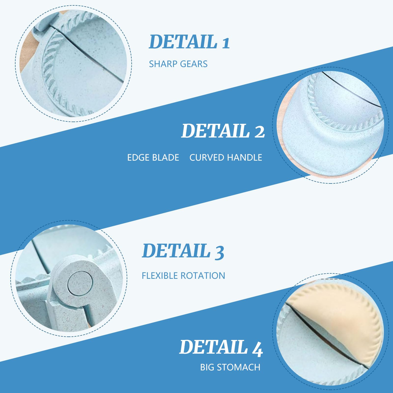 Dumpling Mold Set - 3 Sizes (4.9